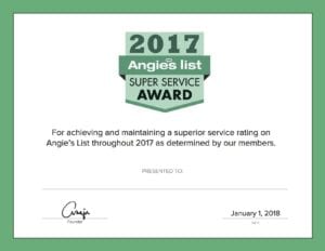 NJ Pest Control Earns Esteemed 2017 Angie’s List Super Service Award 2